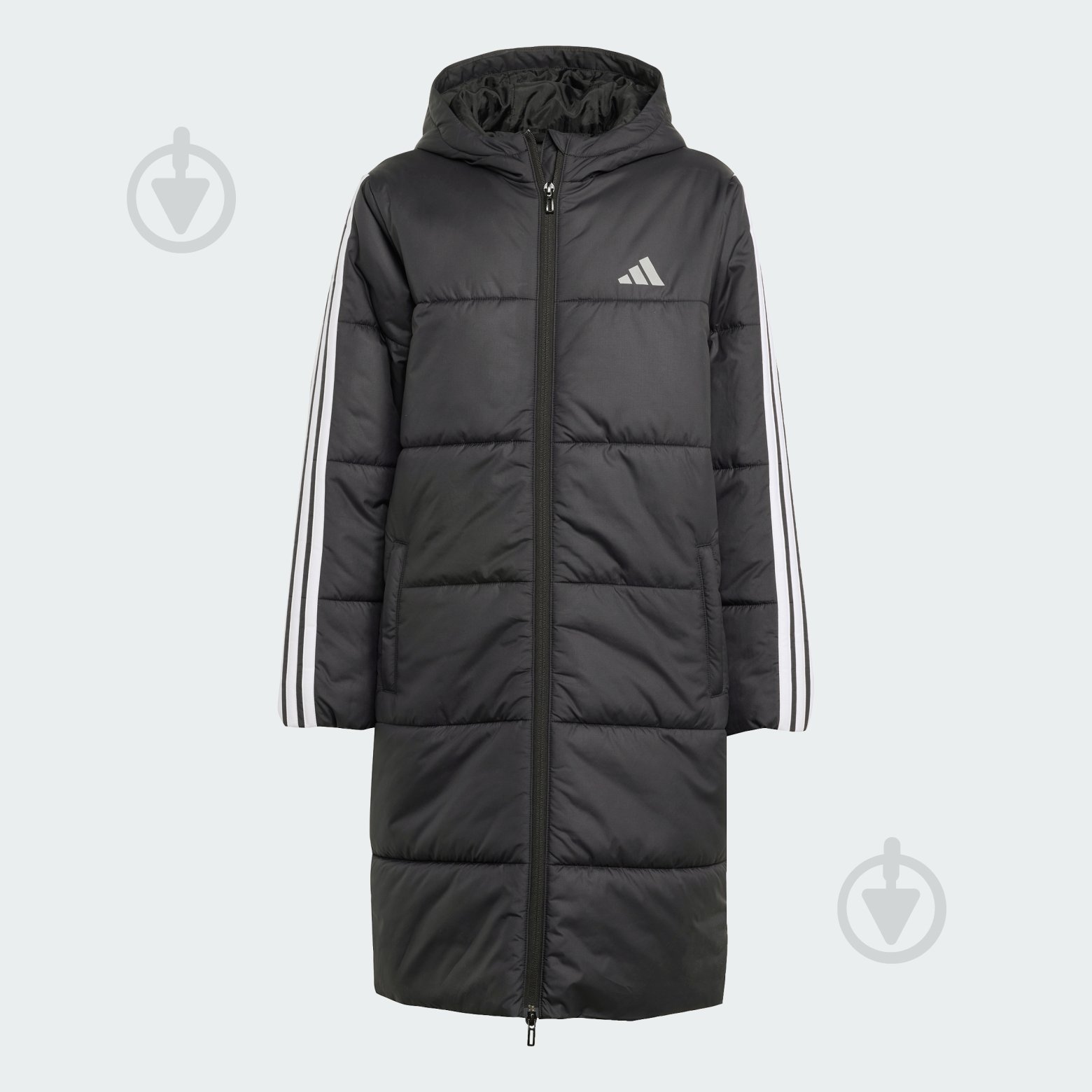 Пальто дитяча демісезонна Adidas J Long Coat JW2484 р.16 чорне - фото 6 Пальто дитяча демісезонна Adidas J Long Coat JW2484 р.16 чорне - фото 6