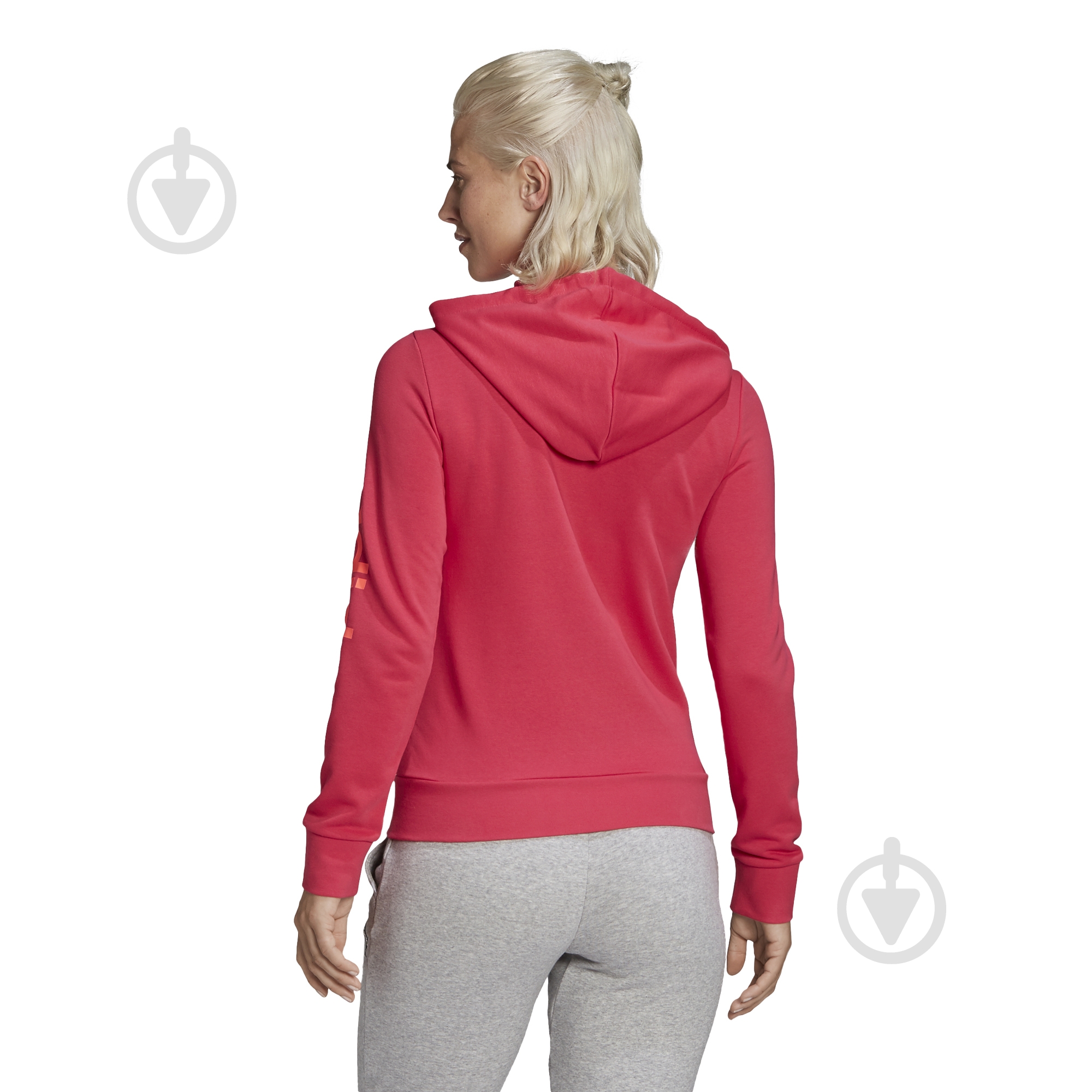 Джемпер Adidas W E LIN FZ HD GD2967 р. M розовый - фото 6