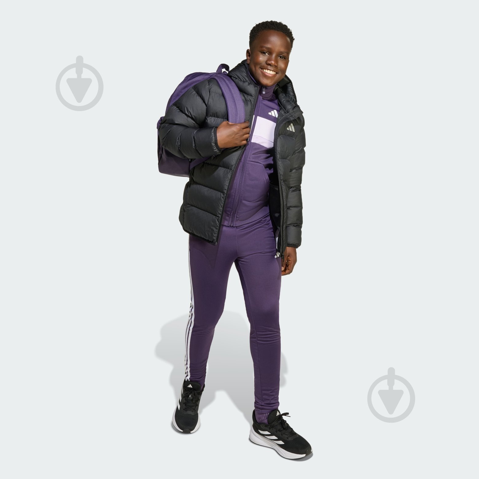 Куртка для мальчиков зимняя Adidas J SD JKT JL7430 черная - фото 7 Куртка для мальчиков зимняя Adidas J SD JKT JL7430 черная - фото 7