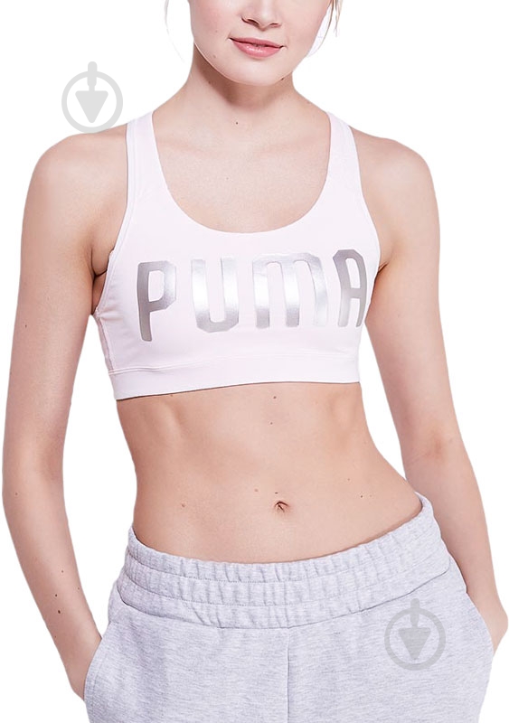 Бра Puma PWRSHAPE Forever - Logo 51599122 р.S розовый - фото 2