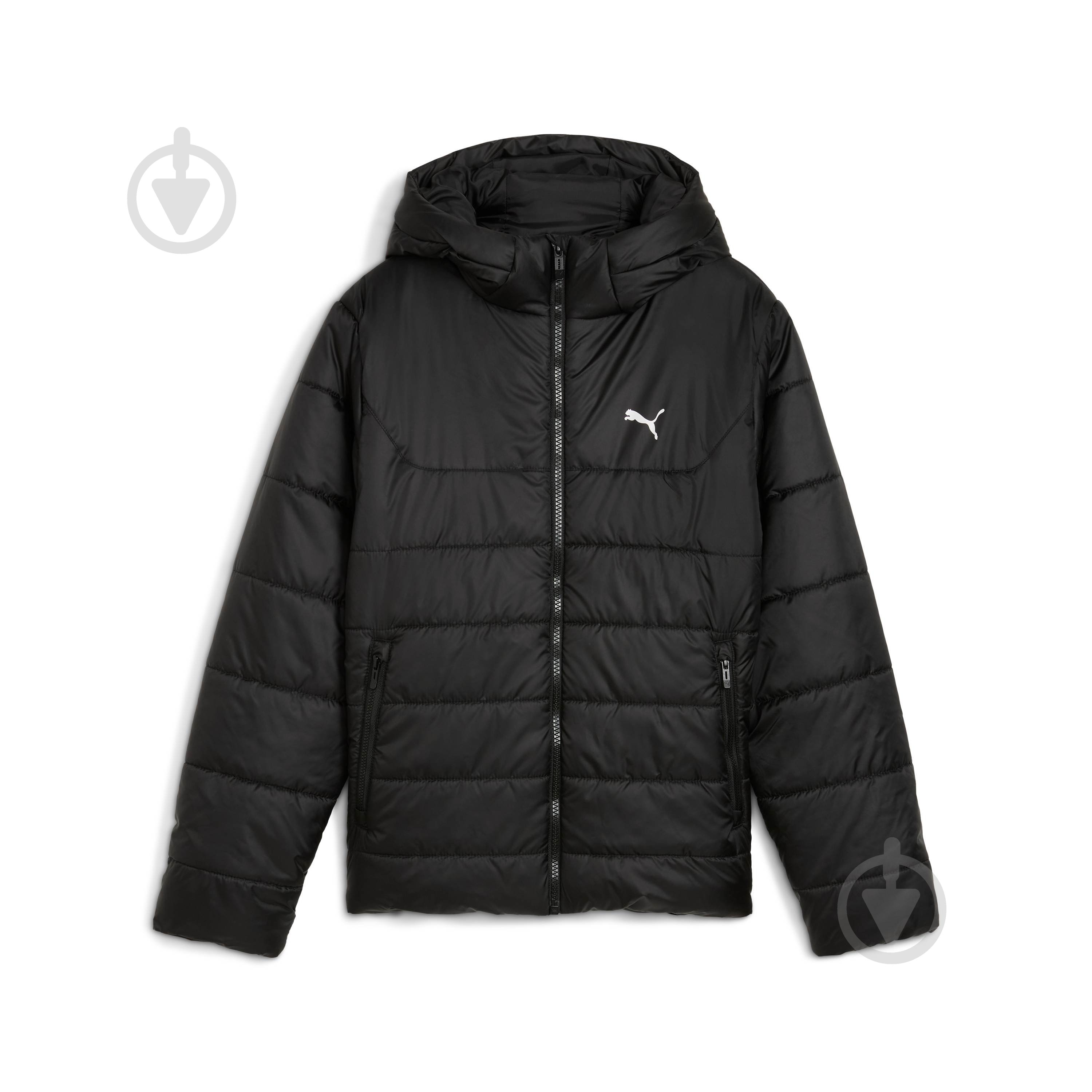 Куртка дитяча демісезонна Puma ESS HOODED PADDED JACKET 68522601 чорна - фото 5