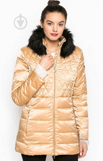 Пуховик женский зимний EA7 6XTK03-TN05Z-0703 р.M золотой - фото 1
