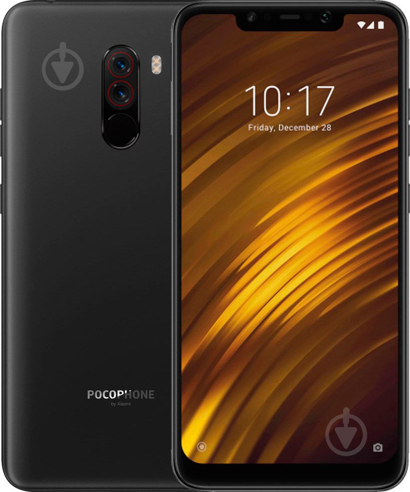 Смартфон Pocophone F1 (M1805E10A) 6/64GB graphite black - фото 1
