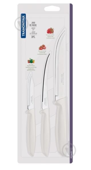 Набор ножей Tramontina PLENUS light grey - фото 2