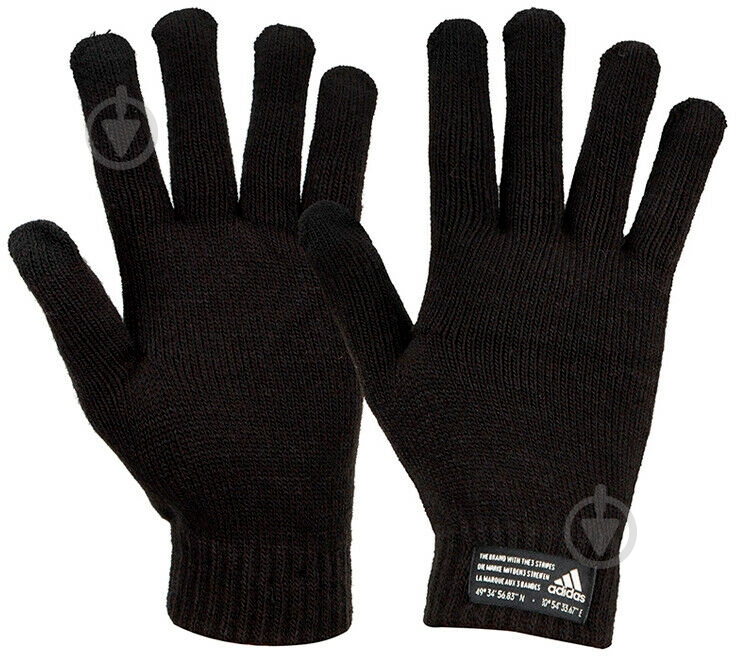 Варежки Adidas PERF GLOVES FS9031 р. S черный - фото 1