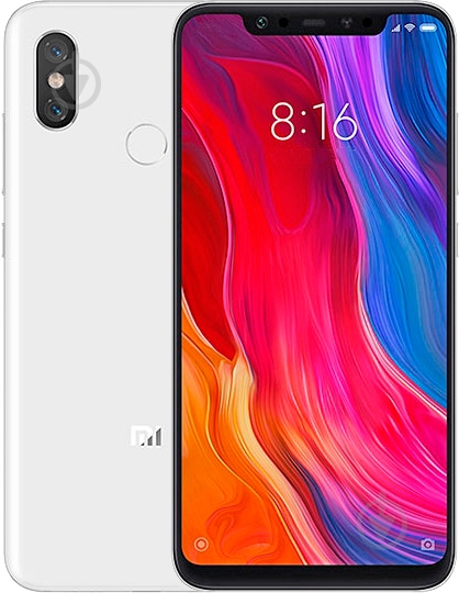 Смартфон Xiaomi Mi8 6/128GB white - фото 1