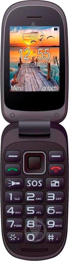 Мобильный телефон Maxcom MM818 blue - фото 1