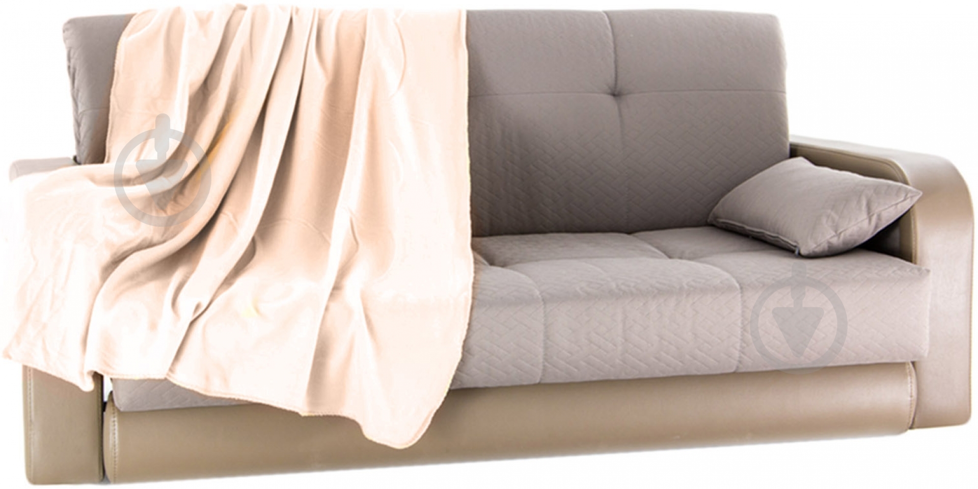 Плед 150x180 см молочный Underprice - фото 1 Плед 150x180 см молочный Underprice - фото 1