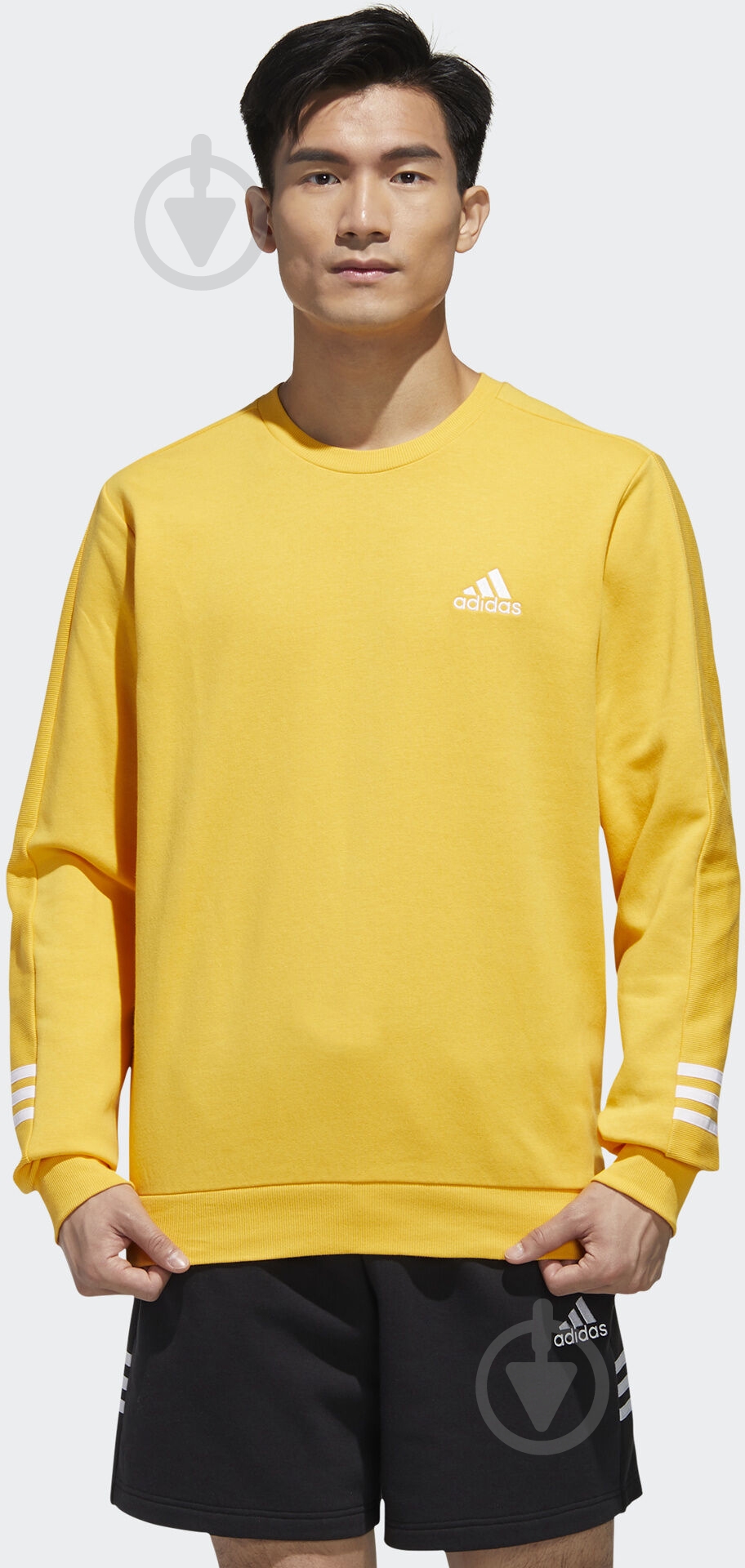 Джемпер Adidas M E COMF SWT GD5468 р. S желтый - фото 3