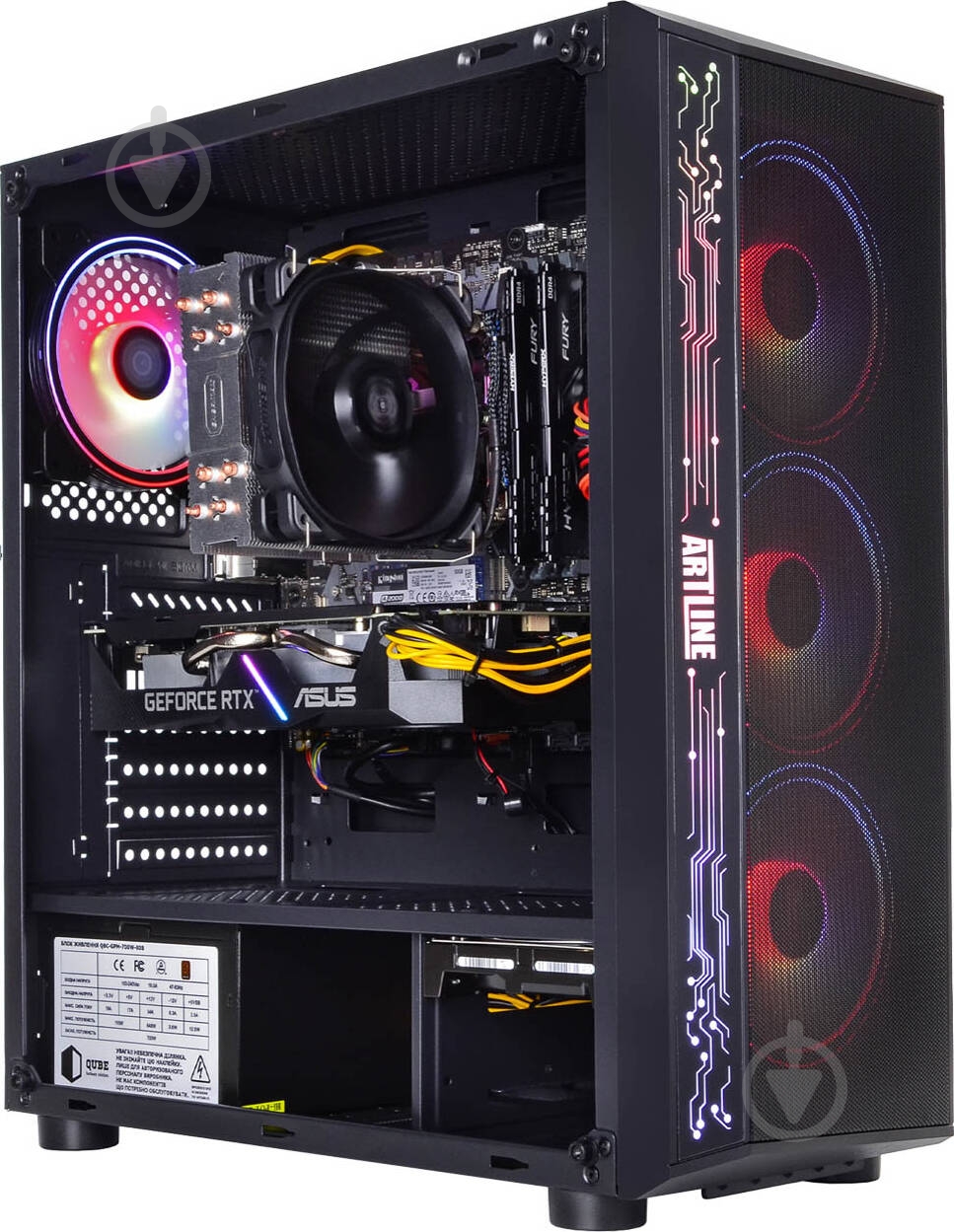 Комп'ютер Artline Overlord X59 (X59v17) black - фото 4