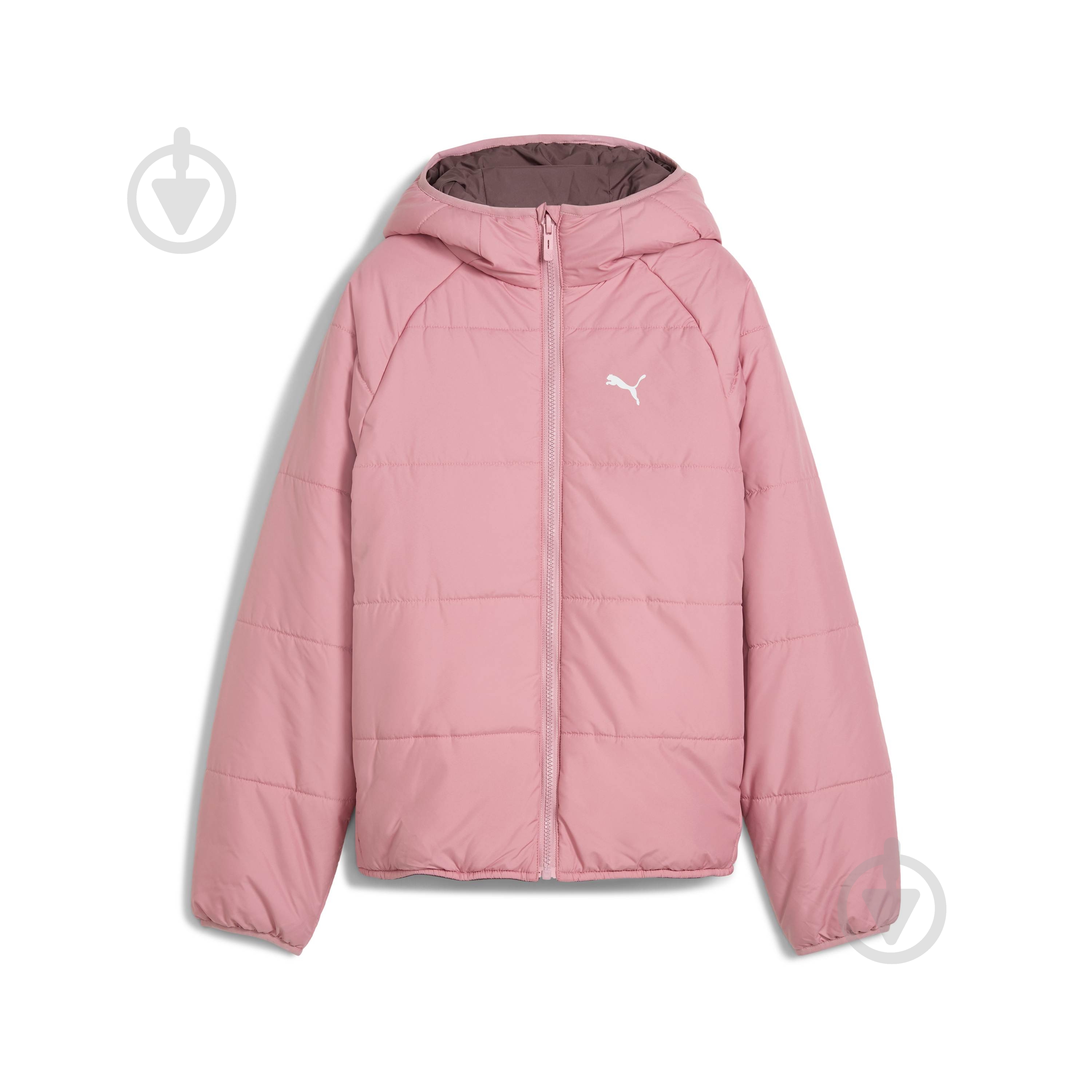 Куртка для дівчаток демісезонна Puma Reversible Puffer Jacket 68840765 рожева - фото 5 Куртка для дівчаток демісезонна Puma Reversible Puffer Jacket 68840765 рожева - фото 5