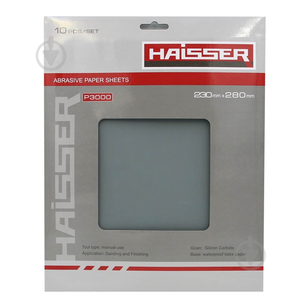 Наждачний папір Haisser Haisser 5811716 230х280мм, Р3000 122271 - фото 2 Наждачний папір Haisser Haisser 5811716 230х280мм, Р3000 122271 - фото 2