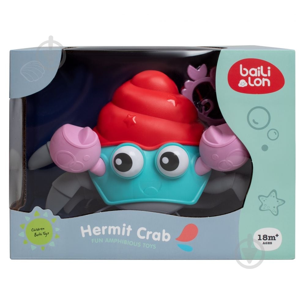 Игрушка-каталка Shantou Краб Y8605 - фото 1 Игрушка-каталка Shantou Краб Y8605 - фото 1