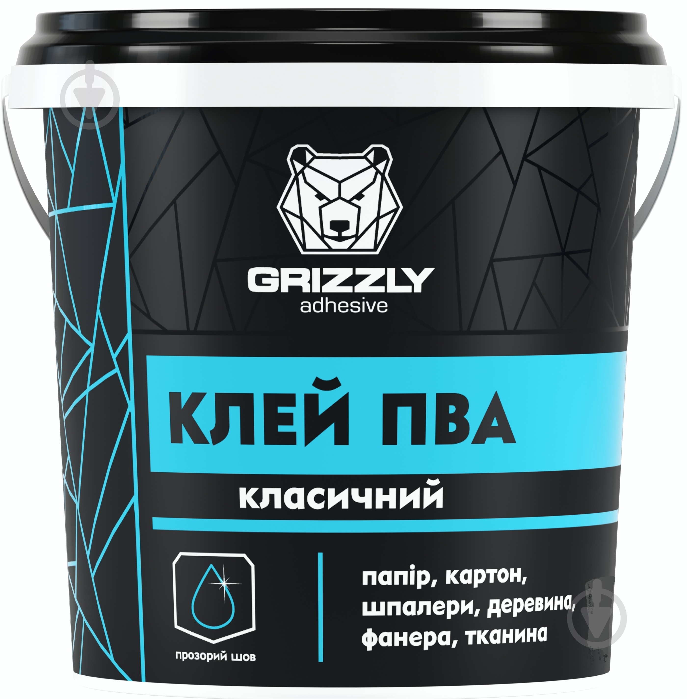 Клей ПВА Grizzly Класичний 2 кг - фото 1