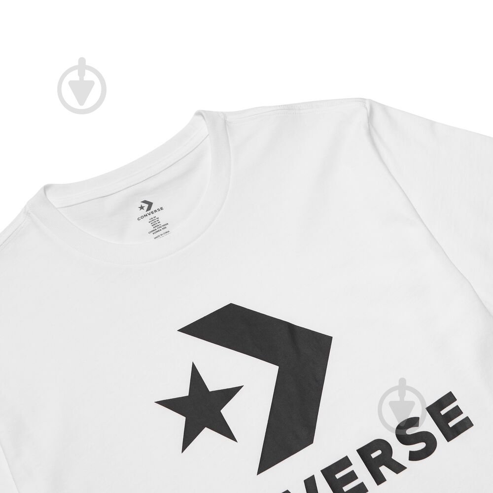 Футболка Converse STAR CHEVRON TEE 10018568-A02 р.S белый - фото 4