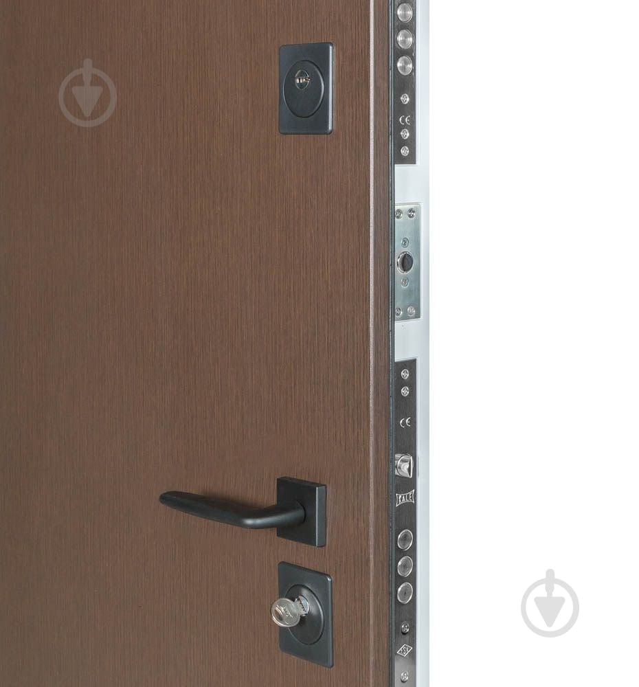 Двері вхідні Булат Термо House-705 венге темний / білий атласний 2050x950 мм ліві - фото 9