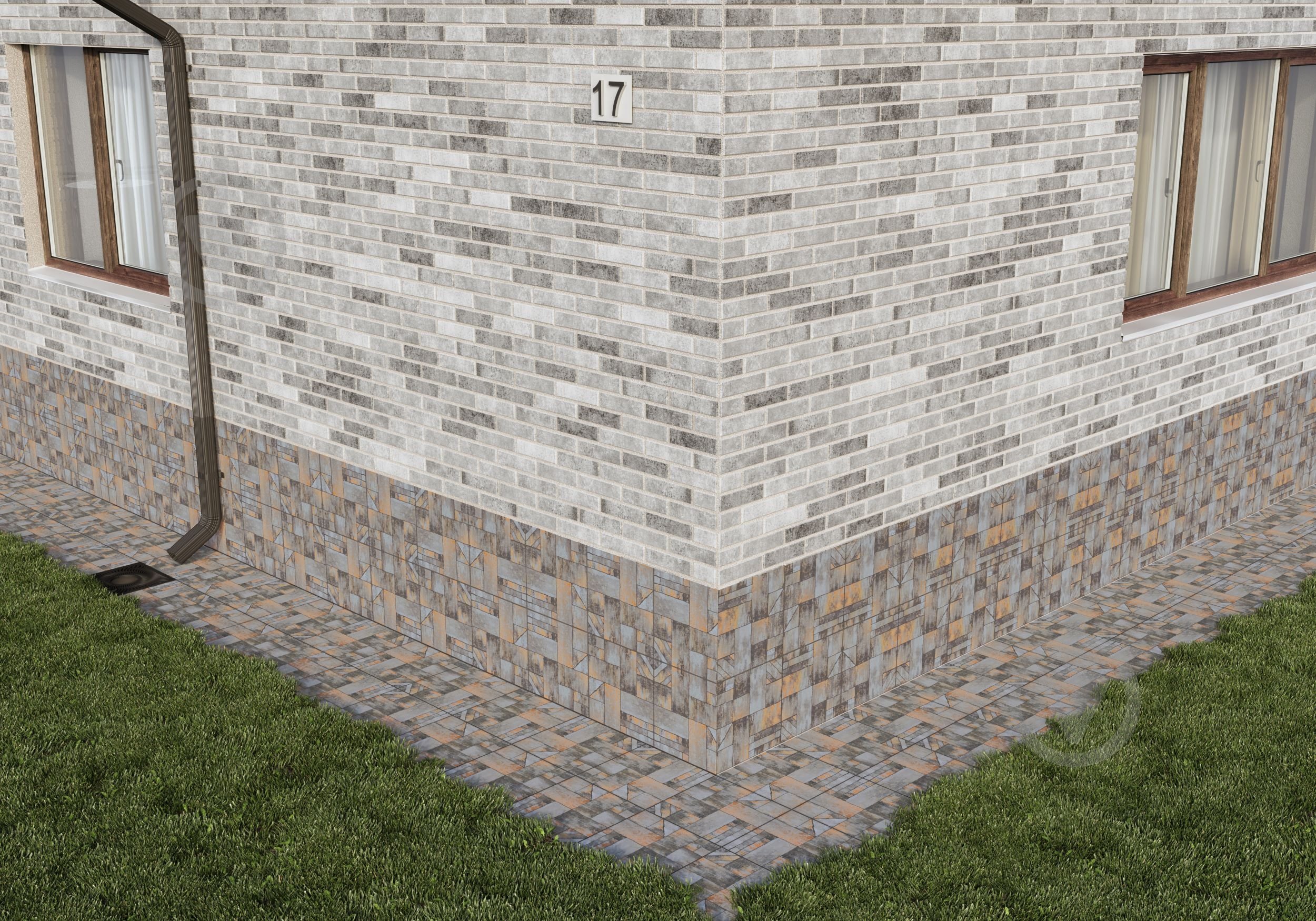 Плитка Golden Tile Granada grey GD2830 40x40 см - фото 2