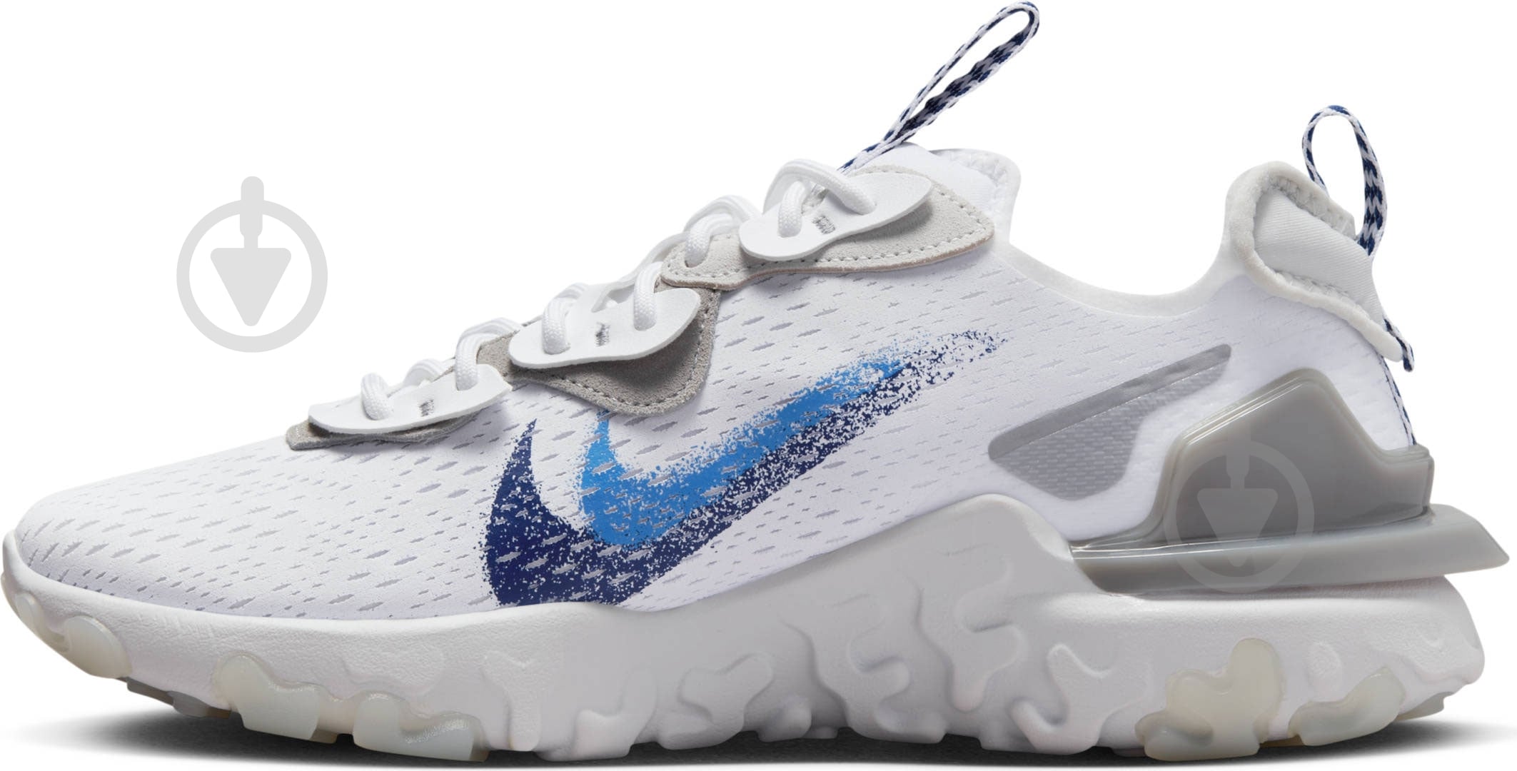 Кроссовки мужские летние Nike React Vision FJ4231-100 р.45 белые - фото 4 Кроссовки мужские летние Nike React Vision FJ4231-100 р.45 белые - фото 4
