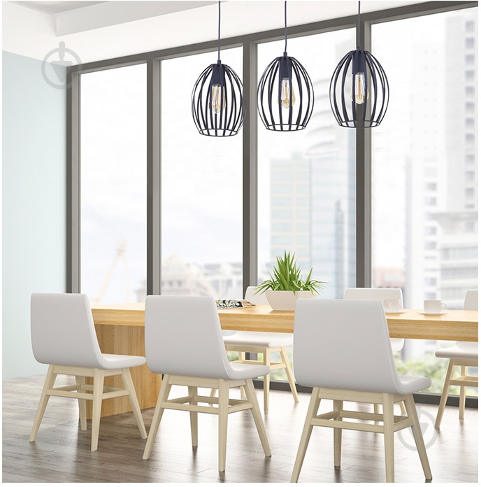 Подвес TK Lighting Liza 2677 1x60 Вт E27 черный - фото 2