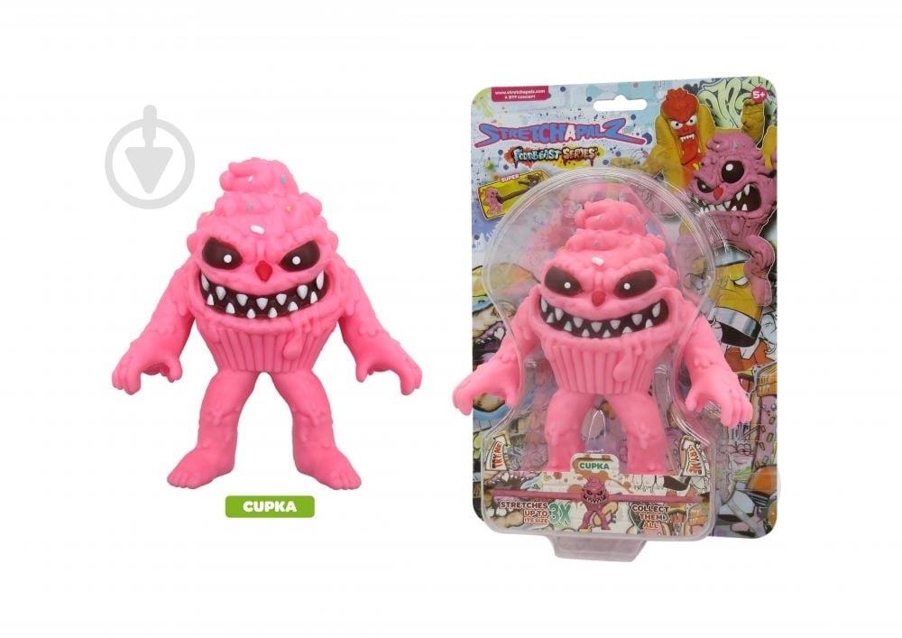 ᐉ Игрушка-тянучка STRETCHAPALZ 14 см, серия Foodbeast 6 видов в
