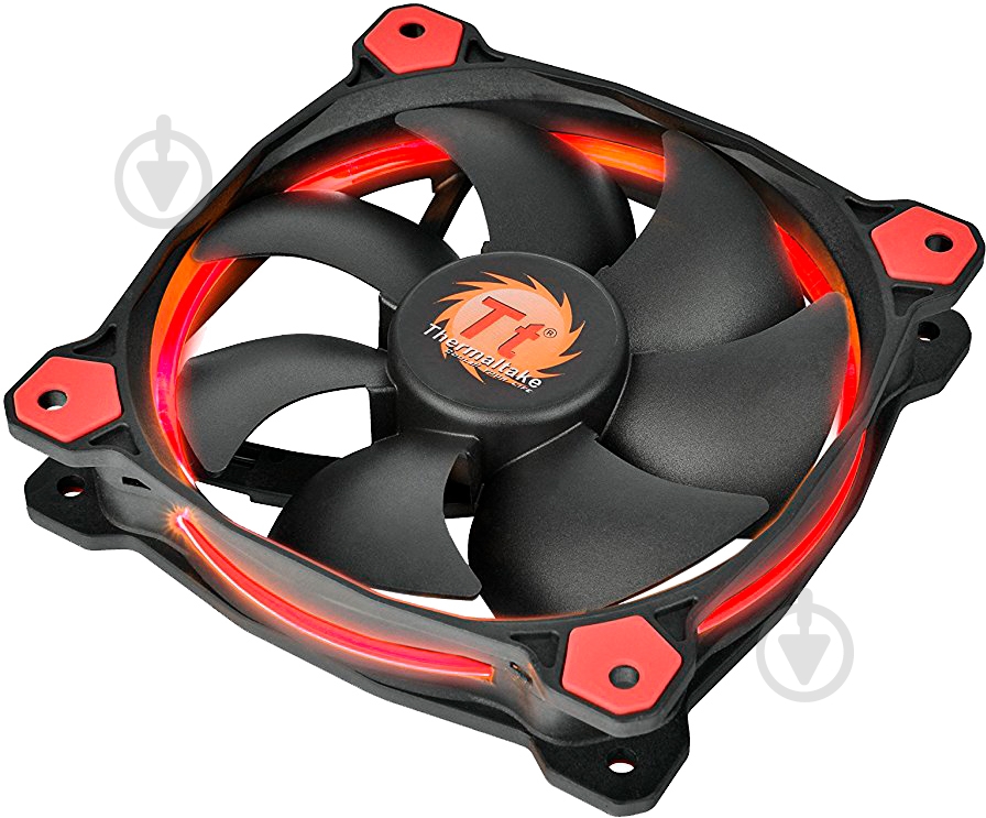 Вентилятор для корпуса Thermaltake Riing 14, Red LED - фото 2