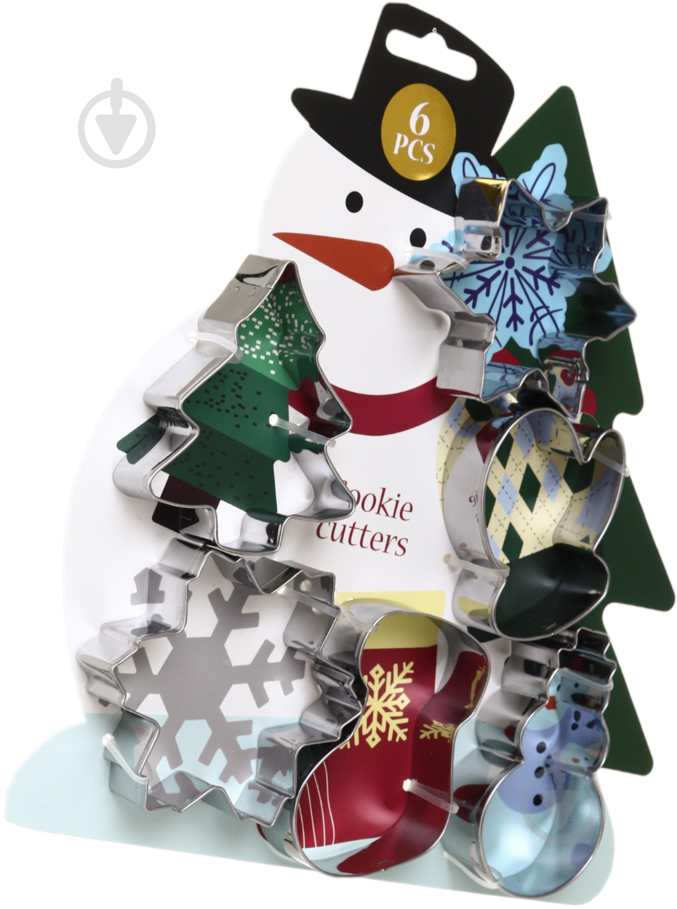 Набор форм для печенья Excellent Houseware Christams 6 шт. в ассортименте - фото 1 Набор форм для печенья Excellent Houseware Christams 6 шт. в ассортименте - фото 1