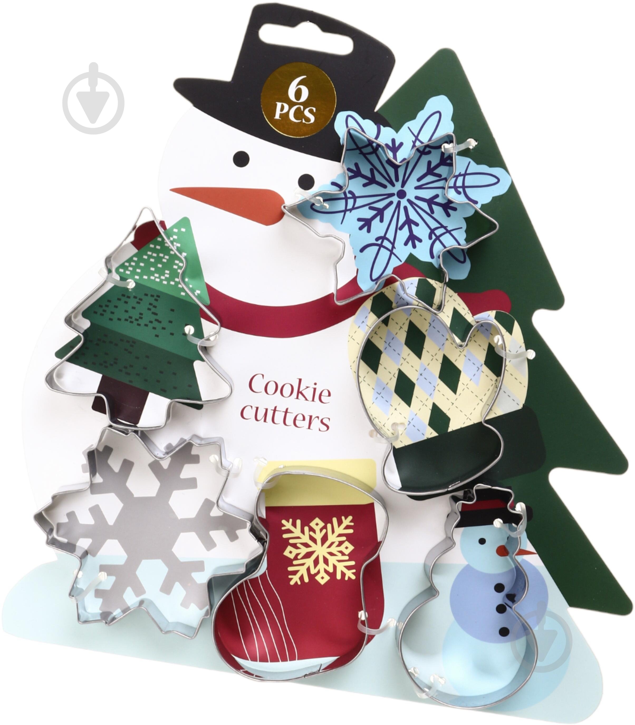 Набор форм для печенья Excellent Houseware Christams 6 шт. в ассортименте - фото 7 Набор форм для печенья Excellent Houseware Christams 6 шт. в ассортименте - фото 7