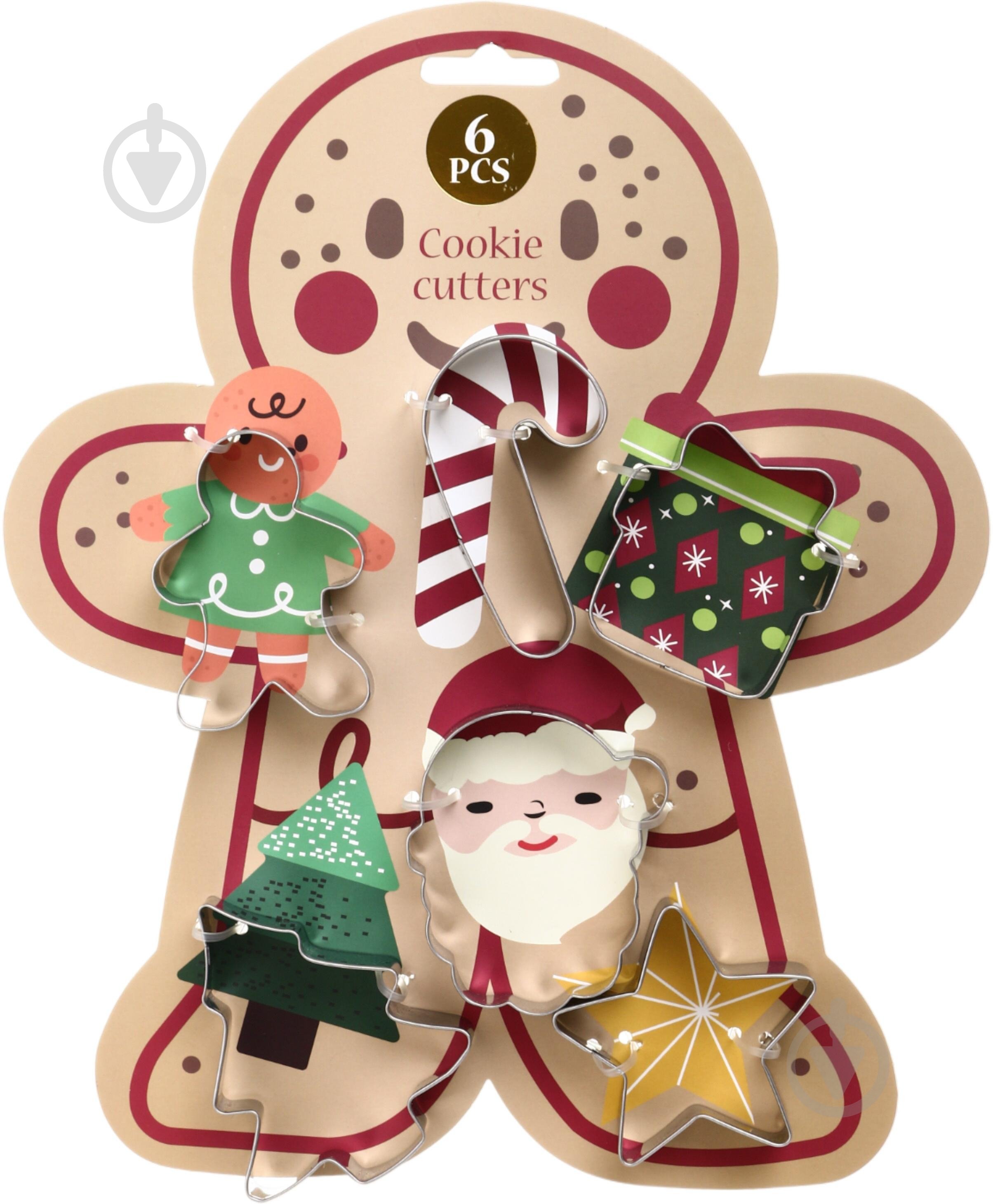 Набор форм для печенья Excellent Houseware Christams 6 шт. в ассортименте - фото 8 Набор форм для печенья Excellent Houseware Christams 6 шт. в ассортименте - фото 8