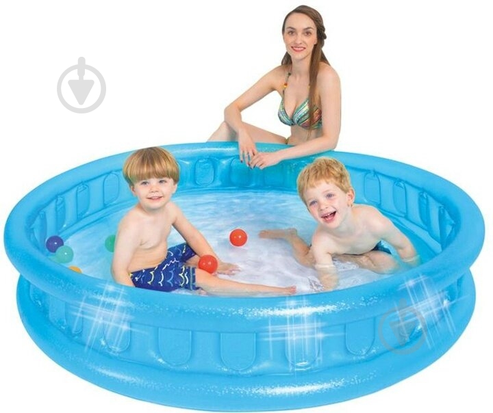 Бассейн надувной 155 см - фото 1
