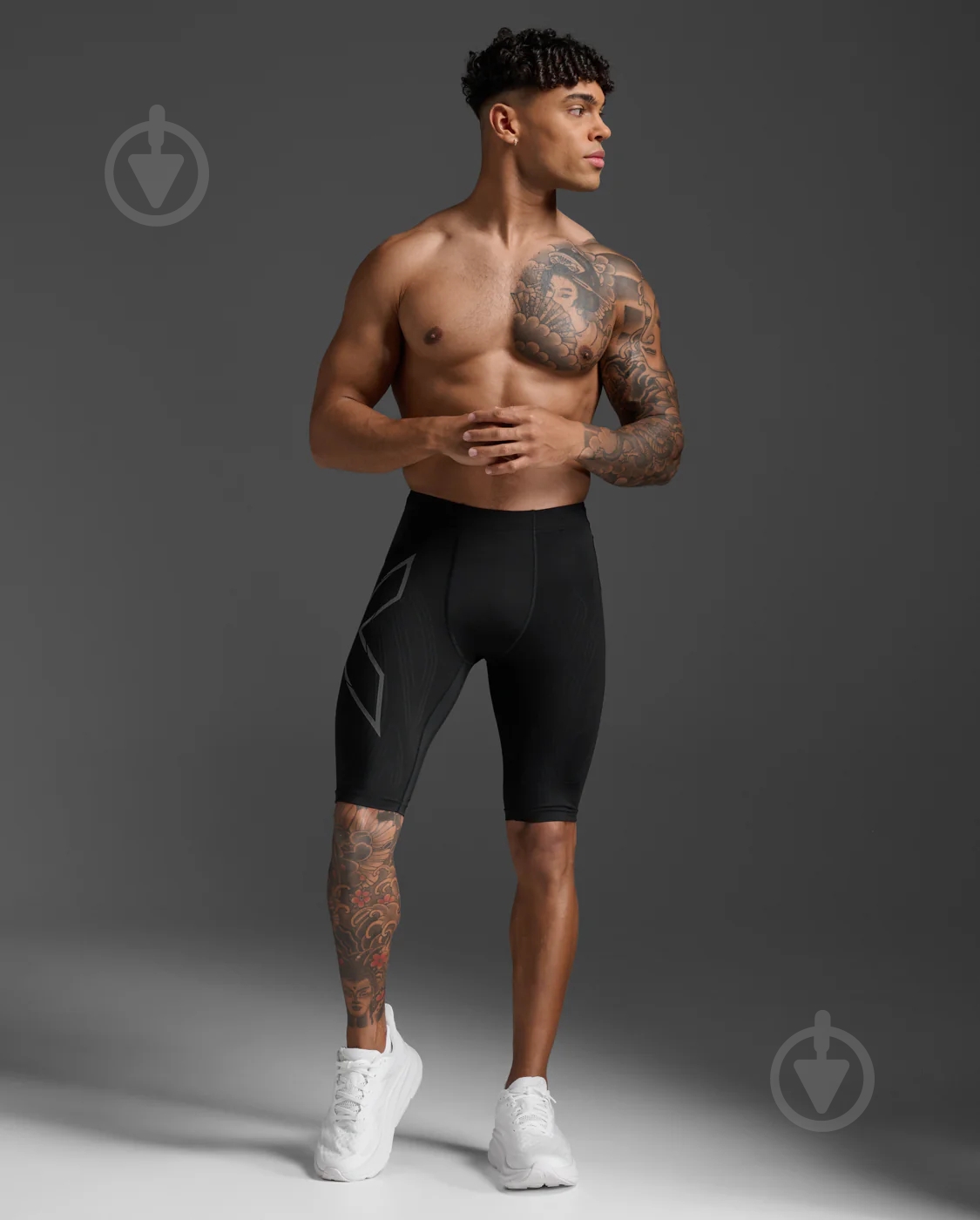 Велосипедки 2XU Light Speed Compression Shorts MA5331b_BLK/BRF р. S чорний - фото 9