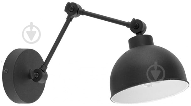 Бра TK Lighting Techno 1PL 1x60 Вт E27 черный/белый - фото 1