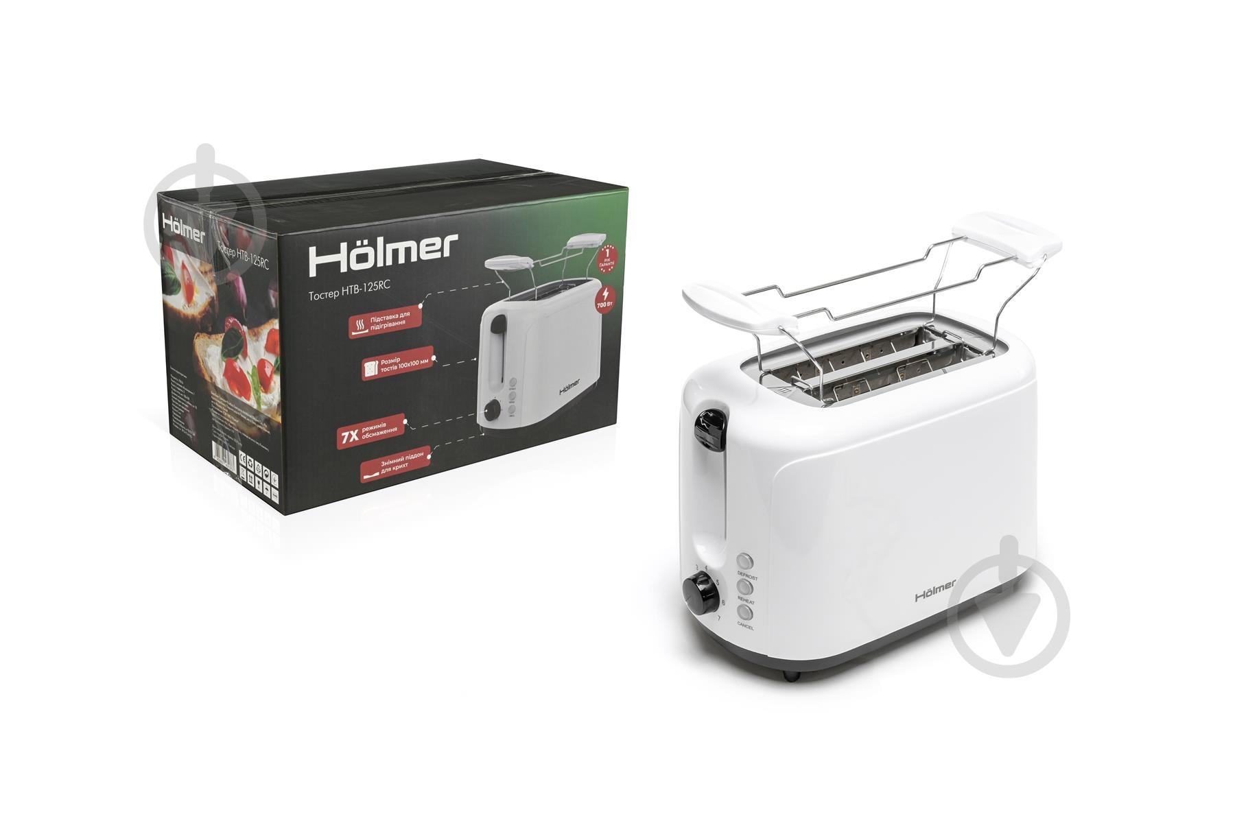 Тостер Holmer HTB-125RC - фото 8