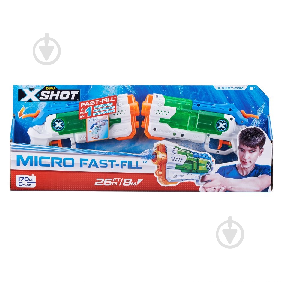 Набір бластерів Zuru X-Shot Fast Fill Small 56244 - фото 1