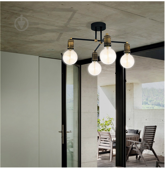 Бра TK Lighting Retro 1PL 1x60 Вт E27 бронза/черный - фото 2