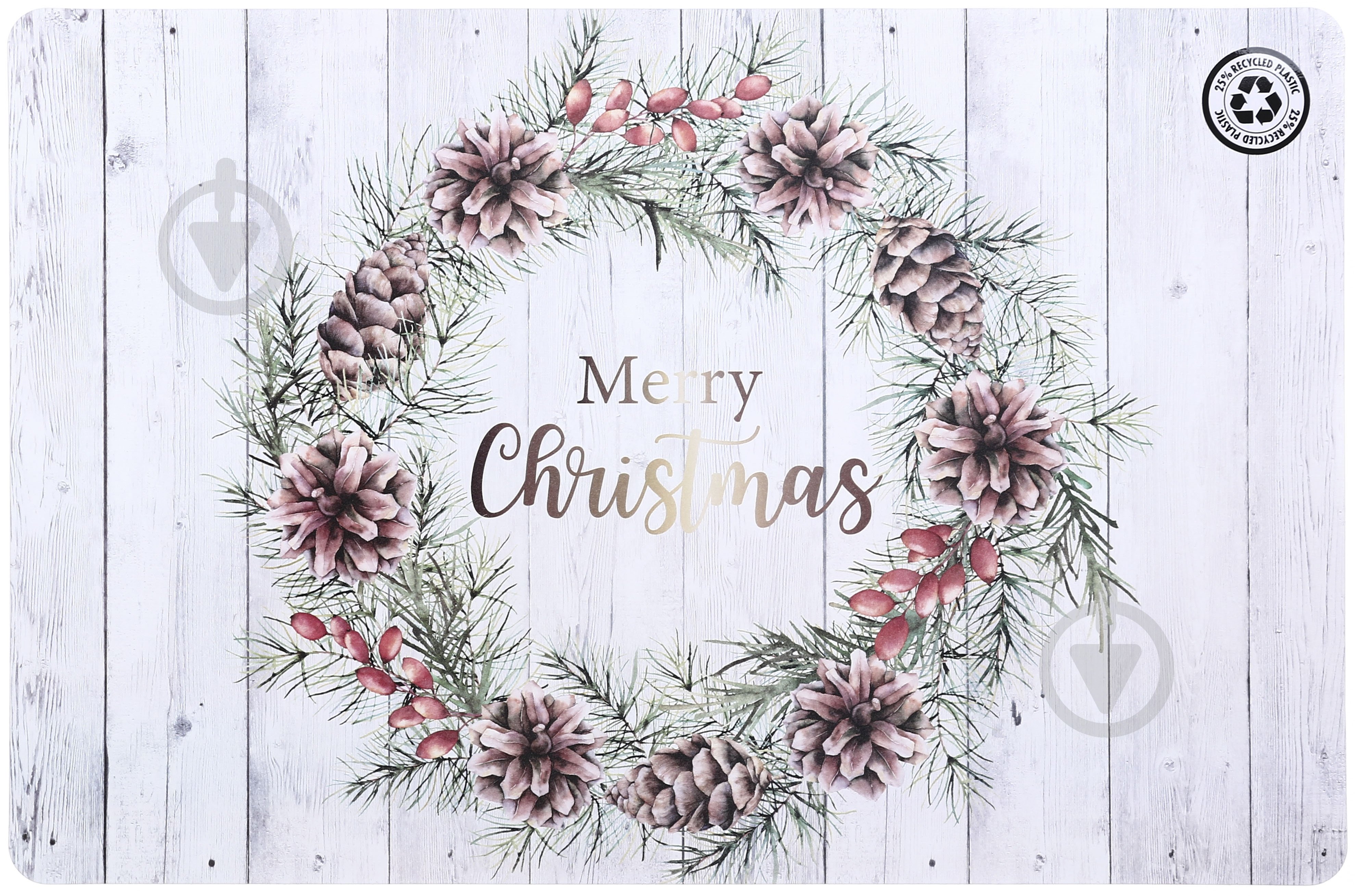 Коврик для сервировки Excellent Houseware Christmas wreath 43,5х28,5 см в асортименті - фото 3 Коврик для сервировки Excellent Houseware Christmas wreath 43,5х28,5 см в асортименті - фото 3