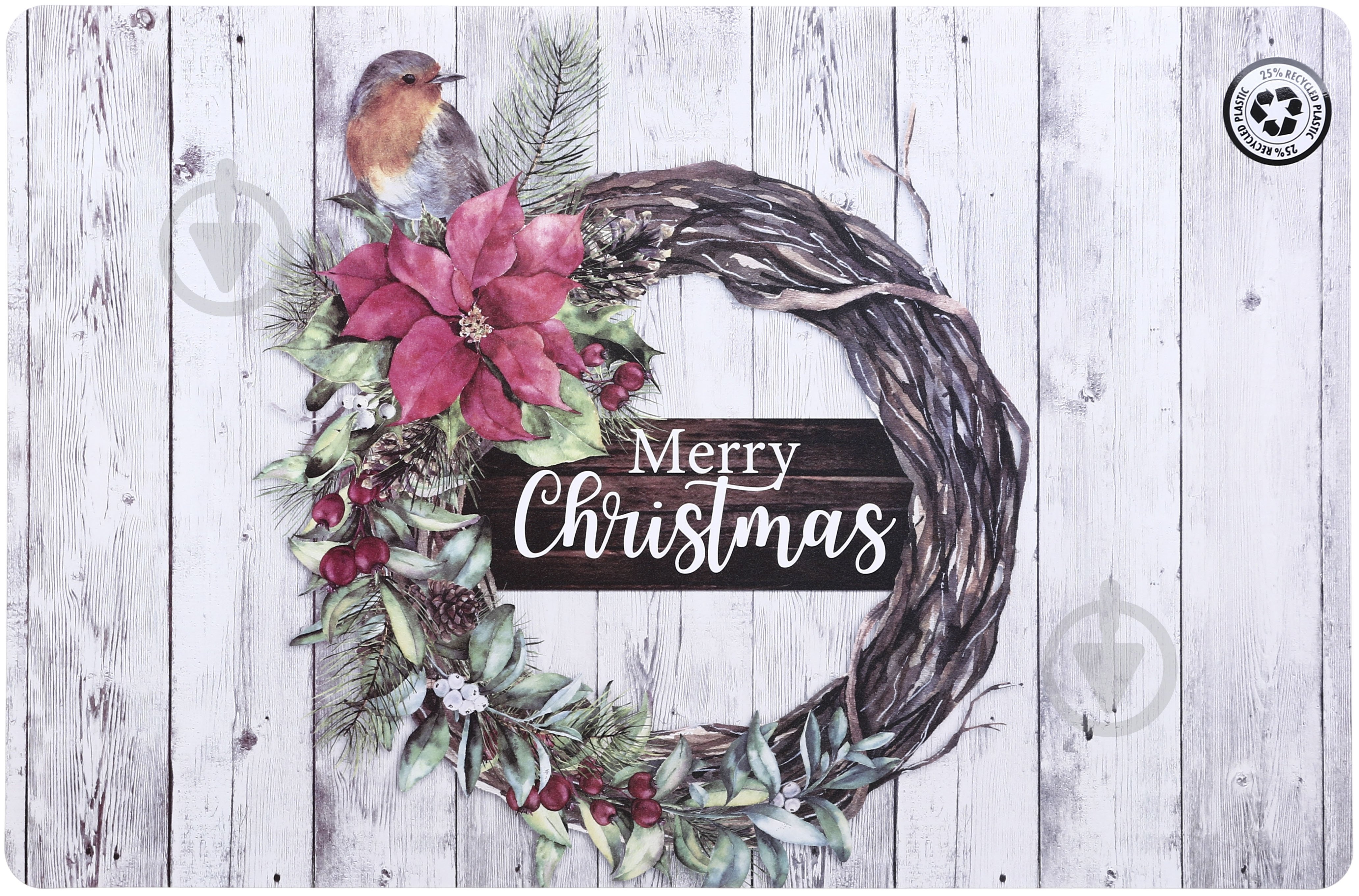 Коврик для сервировки Excellent Houseware Christmas wreath 43,5х28,5 см в асортименті - фото 2 Коврик для сервировки Excellent Houseware Christmas wreath 43,5х28,5 см в асортименті - фото 2