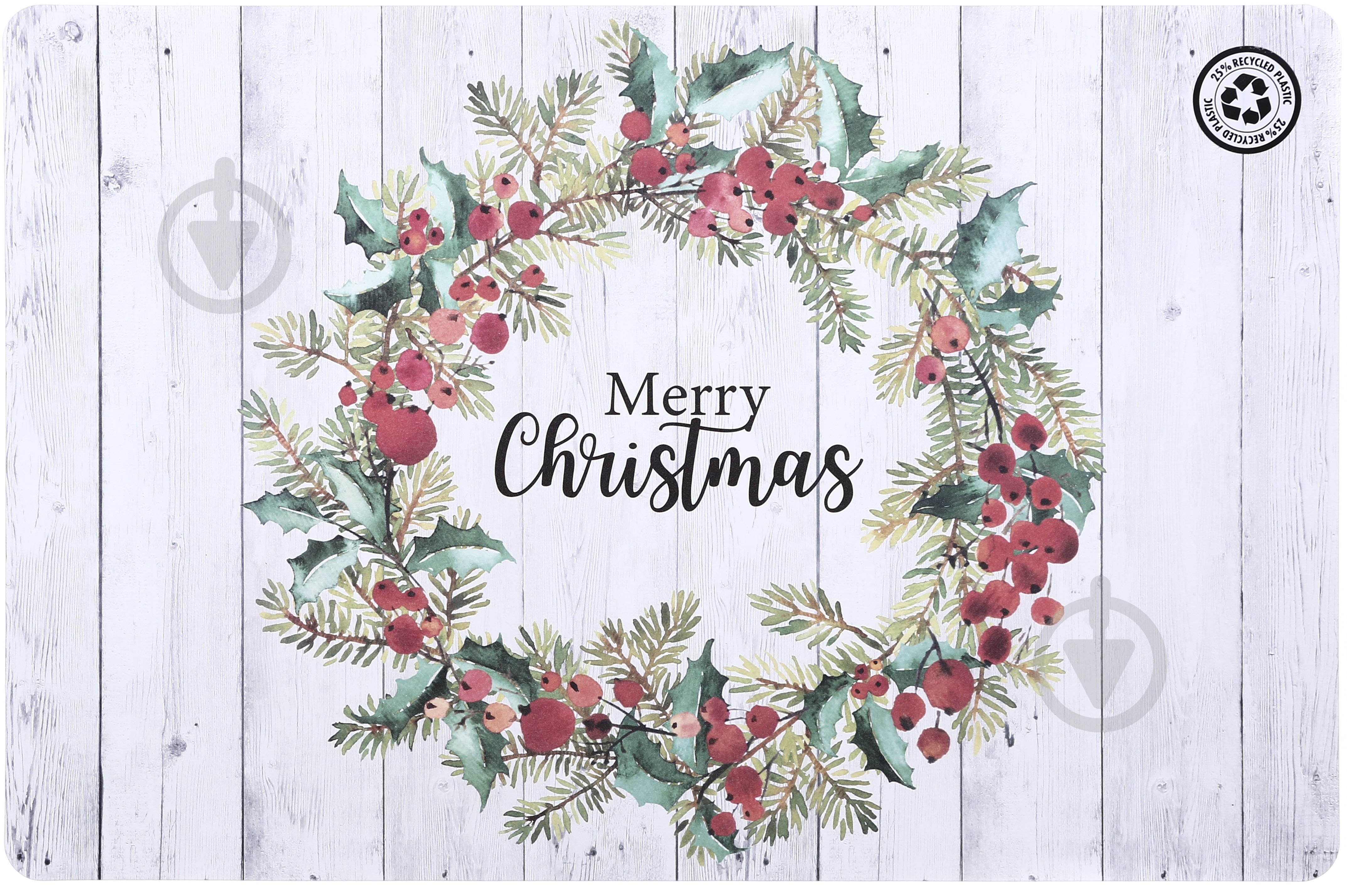 Коврик для сервировки Excellent Houseware Christmas wreath 43,5х28,5 см в асортименті - фото 1 Коврик для сервировки Excellent Houseware Christmas wreath 43,5х28,5 см в асортименті - фото 1