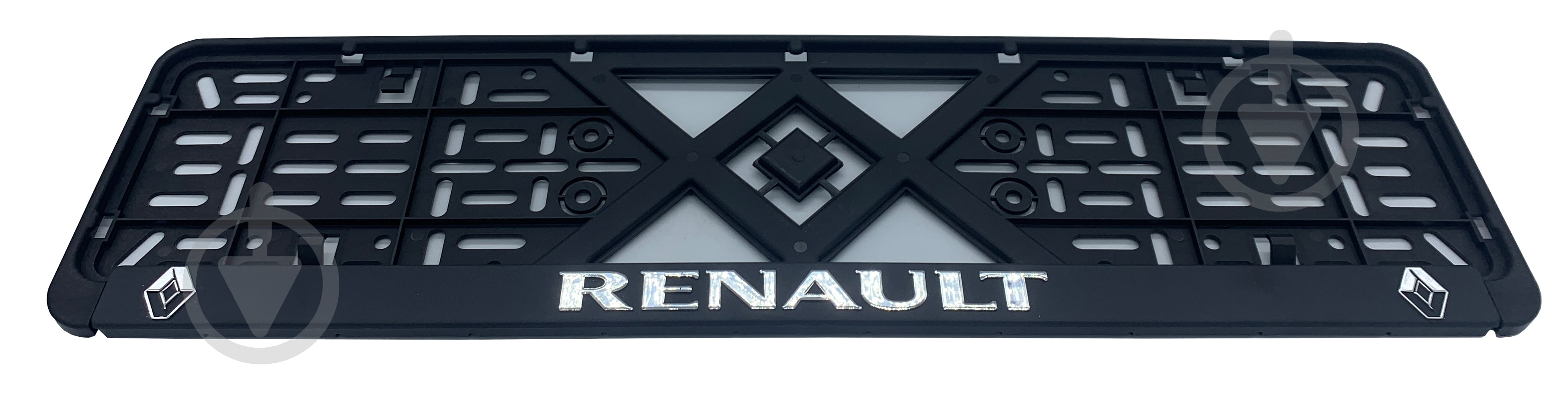 Рамка под номерной знак рельефная Renault - фото 1