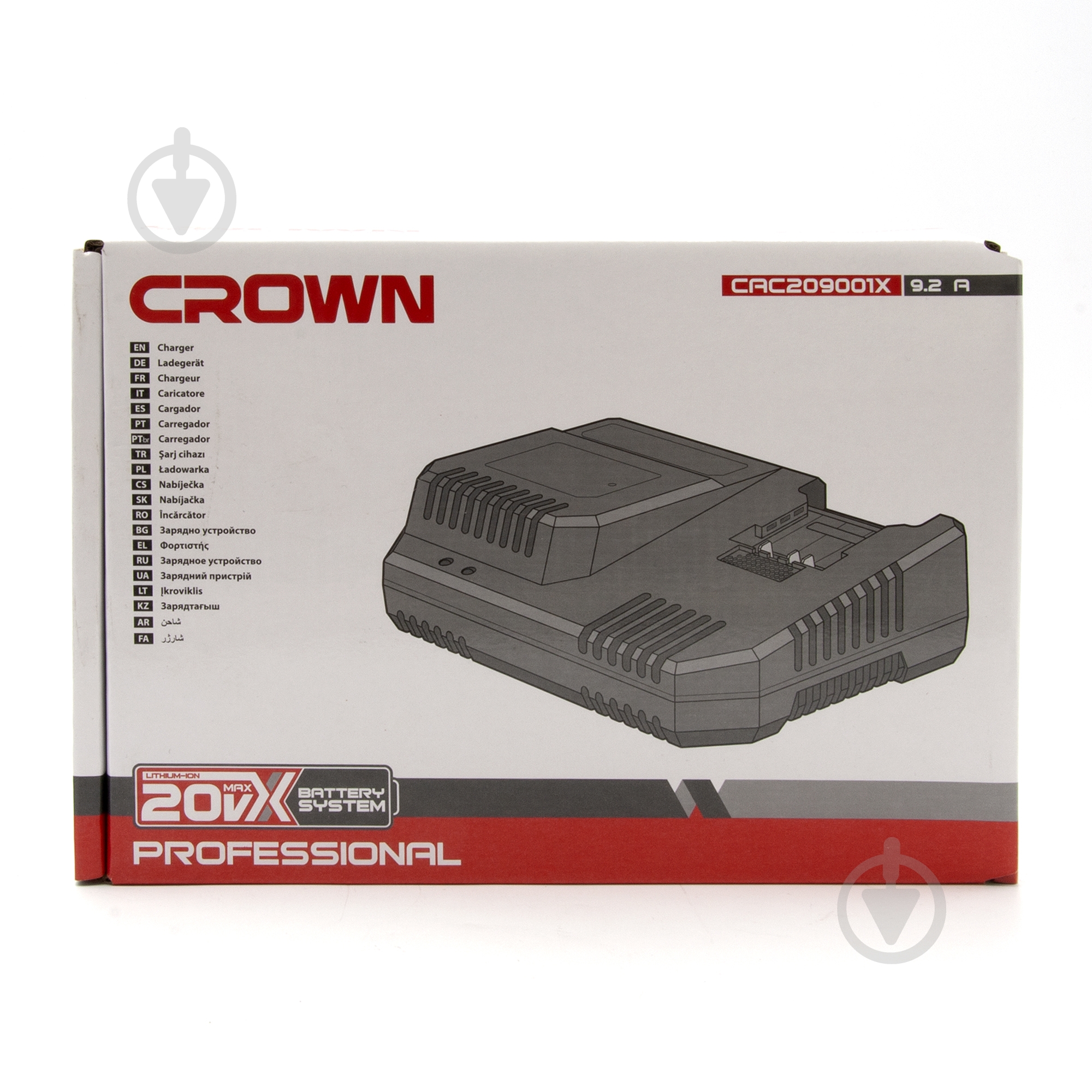 Зарядний пристрій Crown CAC209001X чорний - фото 3 Зарядний пристрій Crown CAC209001X чорний - фото 3