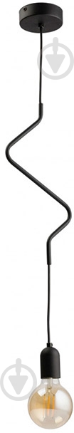 Підвіс TK Lighting Zigzag 1PL 1x60 Вт E27 чорний - фото 1 Підвіс TK Lighting Zigzag 1PL 1x60 Вт E27 чорний - фото 1