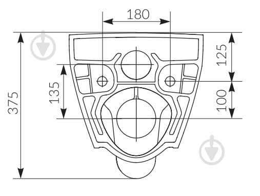Унитаз подвесной Cersanit CREA CLEANON СЕТ B217 - фото 5