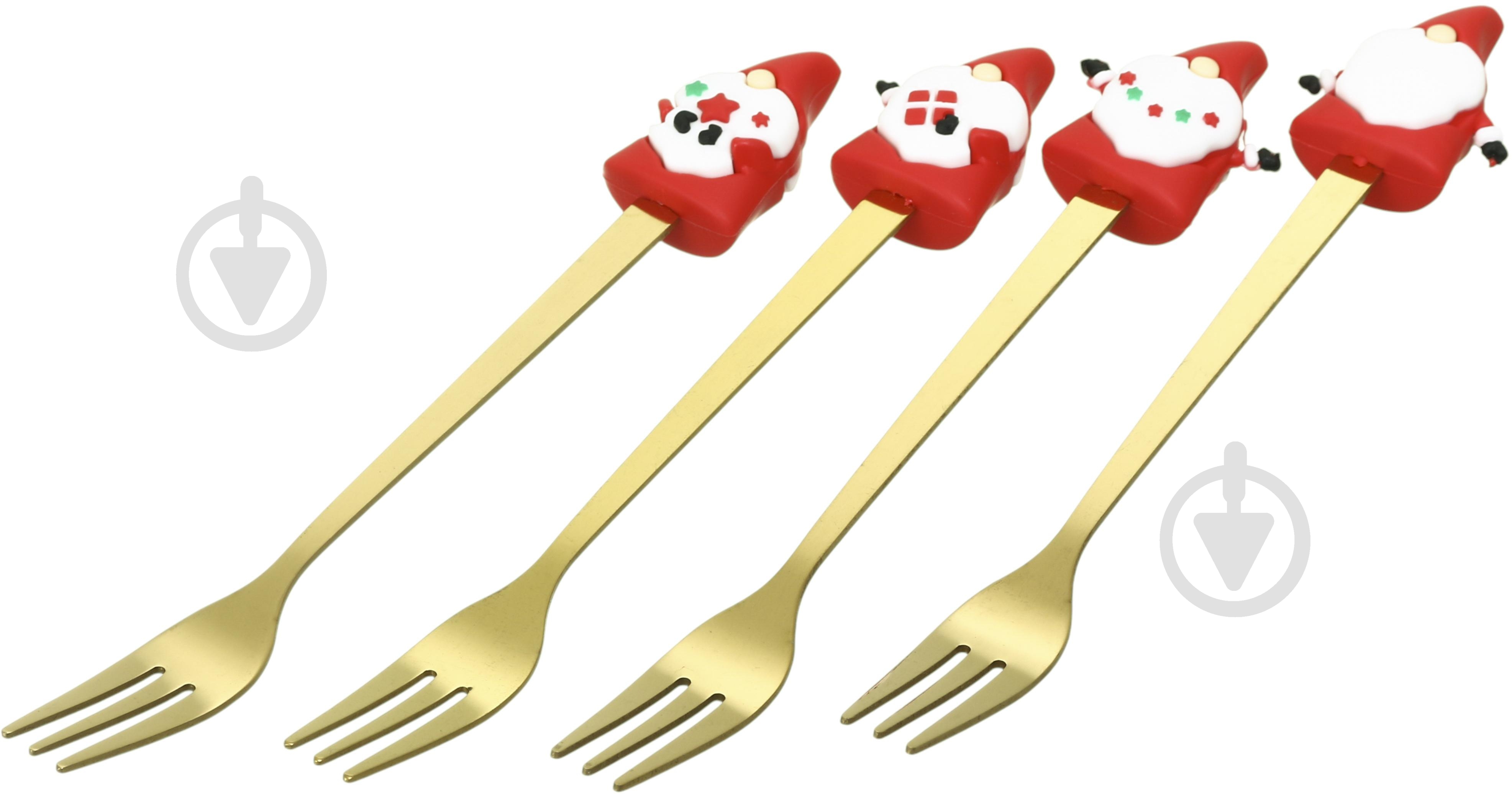 Набор для десерта Excellent Houseware Gnomes 4 шт. 170493310 в ассортименте - фото 13 Набор для десерта Excellent Houseware Gnomes 4 шт. 170493310 в ассортименте - фото 13