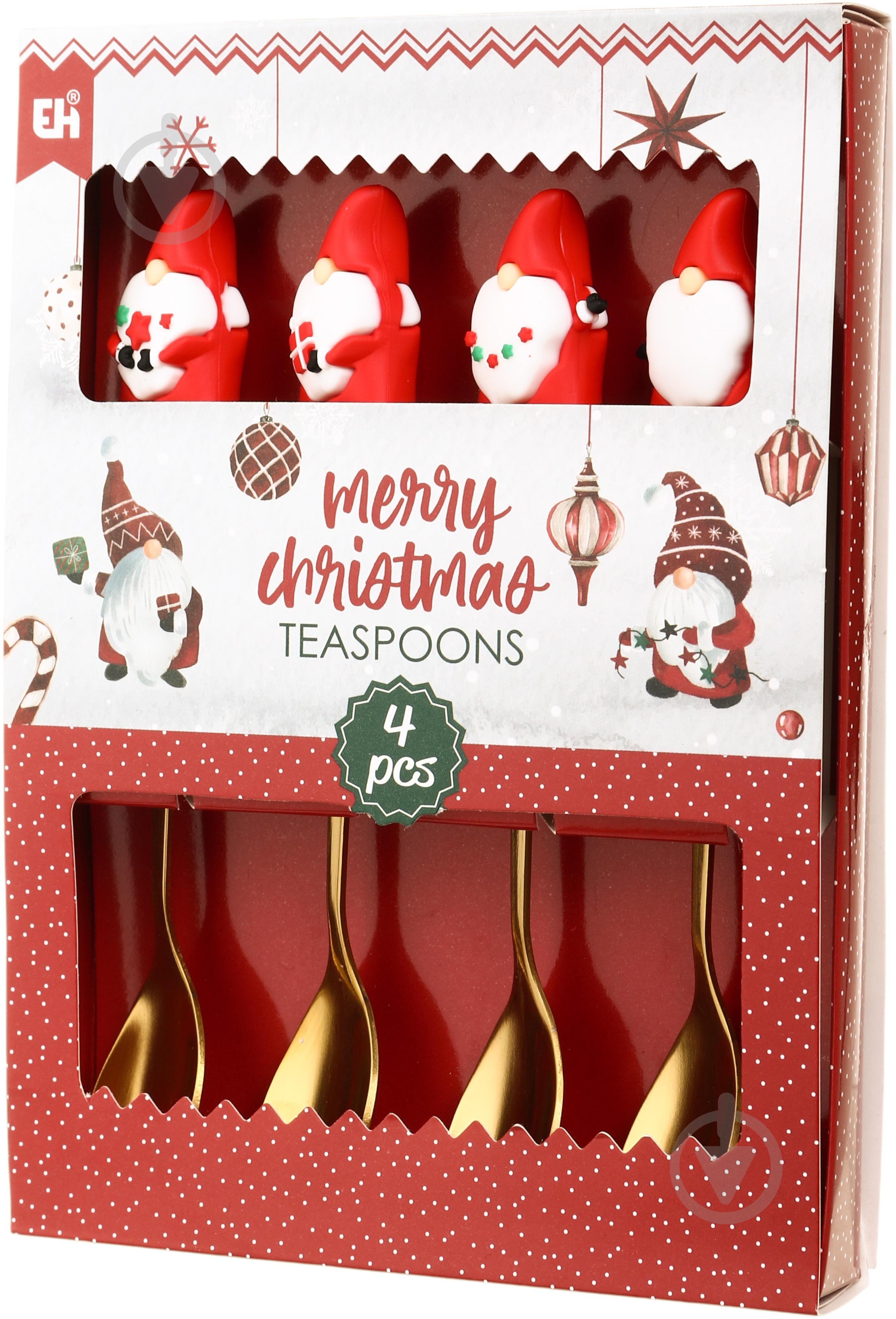 Набор для десерта Excellent Houseware Gnomes 4 шт. 170493310 в ассортименте - фото 3 Набор для десерта Excellent Houseware Gnomes 4 шт. 170493310 в ассортименте - фото 3