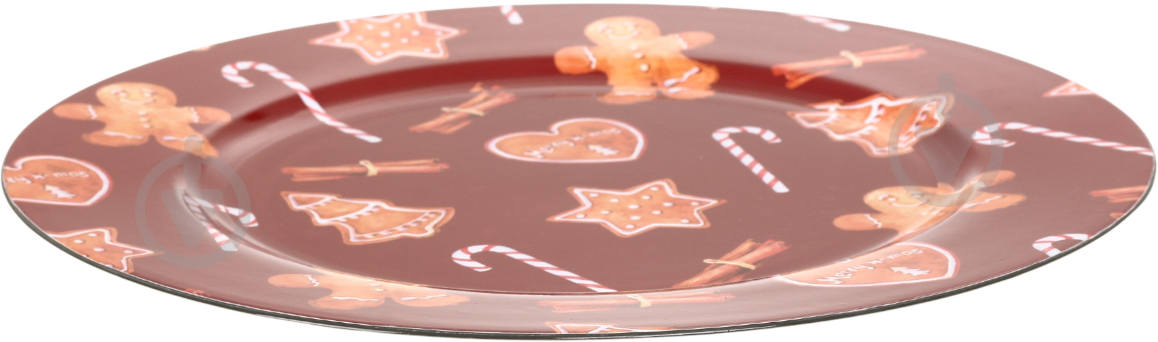 Блюдо сервірувальне Excellent Houseware Christmas 33x1,5 см в асортименті - фото 4 Блюдо сервірувальне Excellent Houseware Christmas 33x1,5 см в асортименті - фото 4