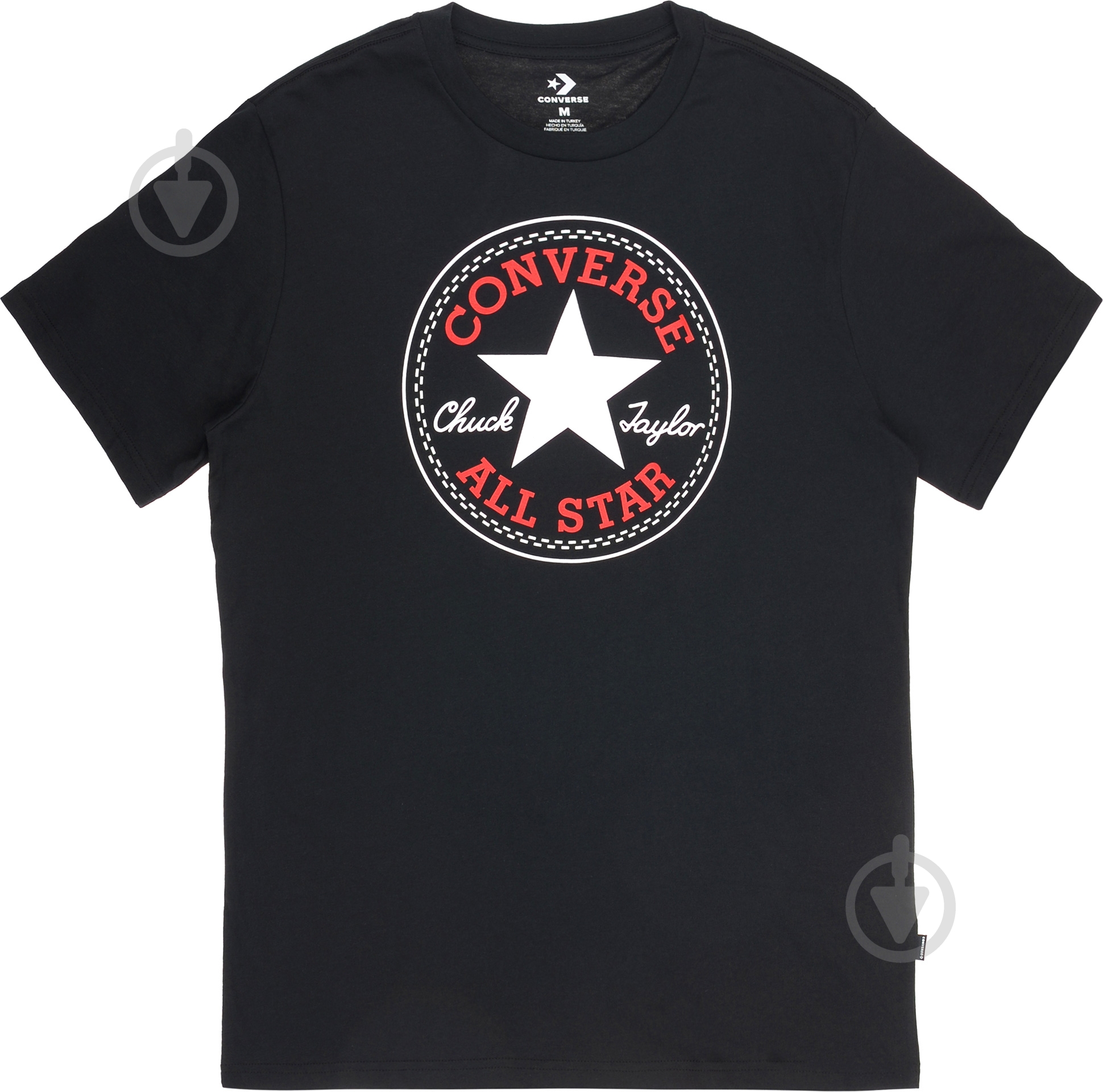 Футболка Converse Core Chuck Patch Tee 10005415-001 S черный - фото 1 Футболка Converse Core Chuck Patch Tee 10005415-001 S черный - фото 1