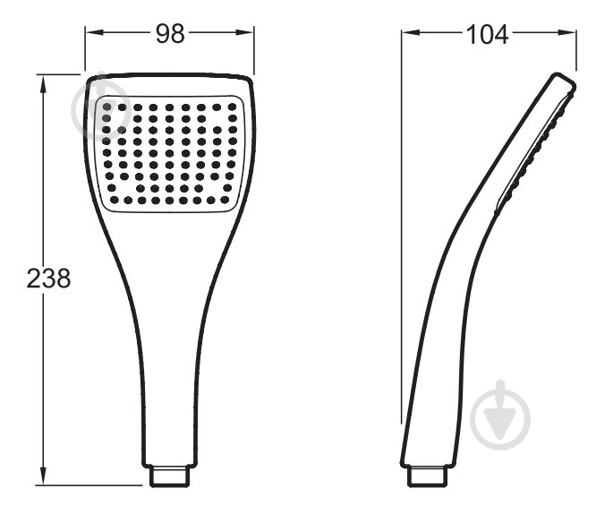 Лейка для душа Jacob Delafon EO E3877-CP - фото 2