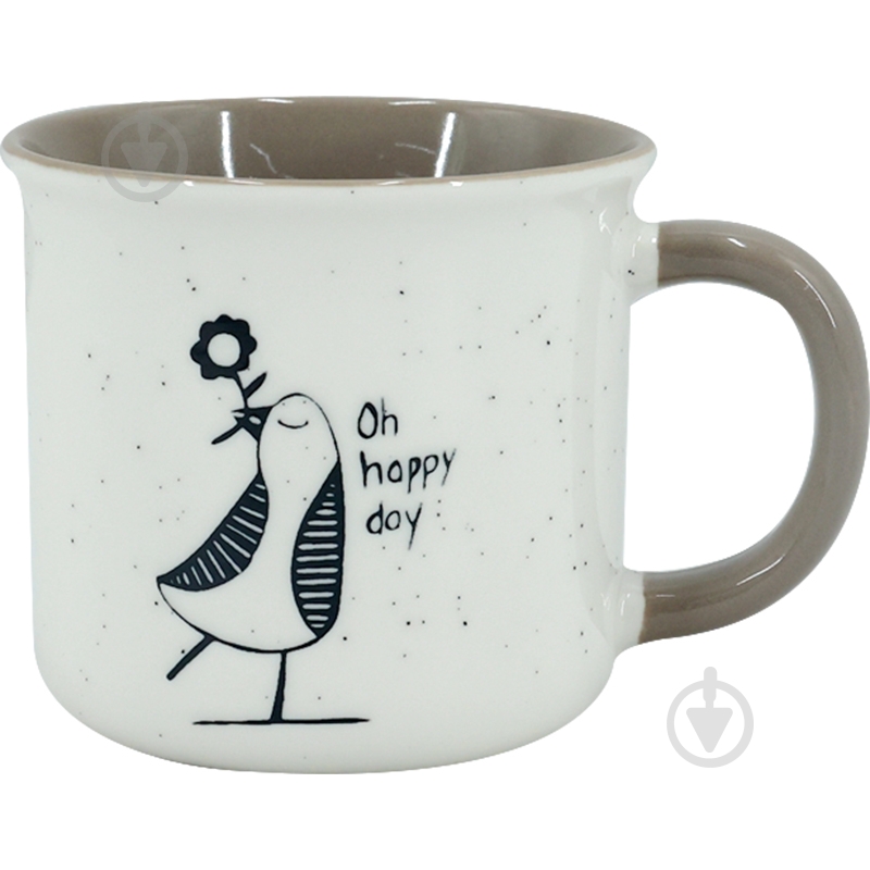 Чашка Sant Valentines Owl Beige 310 мл - фото 1