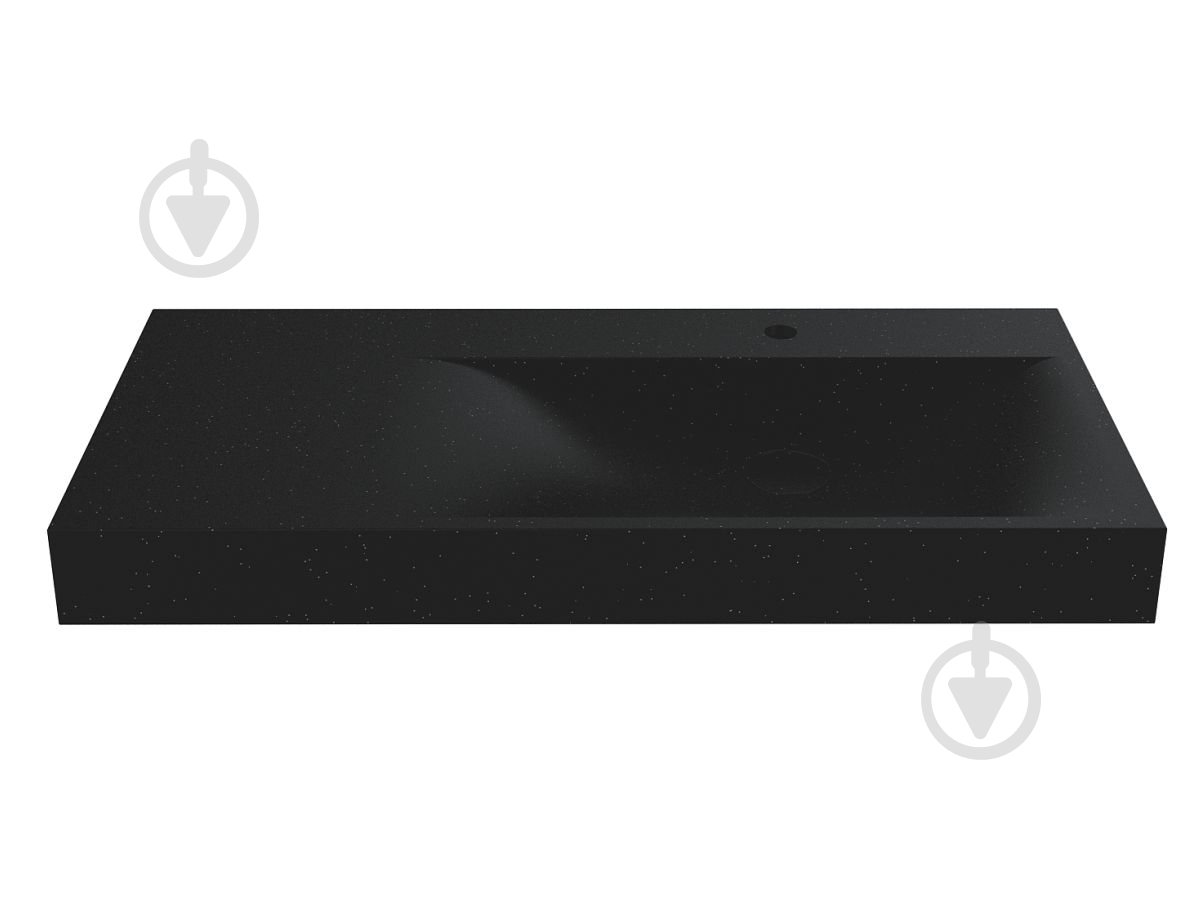 Умывальник Miraggio VIOLA 1000 R MIRASTONE BLACK SHINE - фото 2