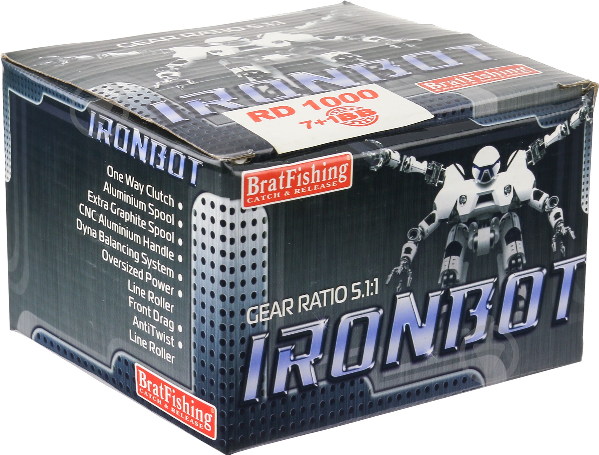 Катушка карповая BratFishing Ironbot 1000 - фото 4