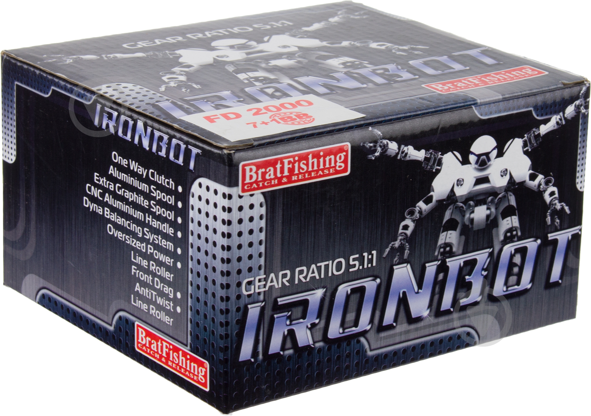 Катушка карповая BratFishing Ironbot 2000 - фото 4 Катушка карповая BratFishing Ironbot 2000 - фото 4
